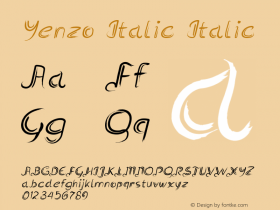 Yenzo Italic