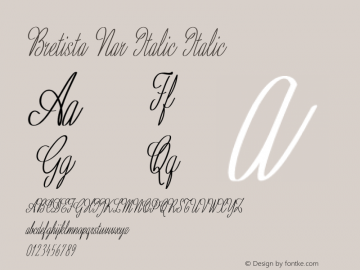 Bretista Nar Italic