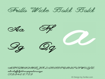 Frillo Wide Bold