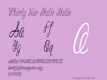 Whirly Nar Italic