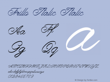Frillo Italic