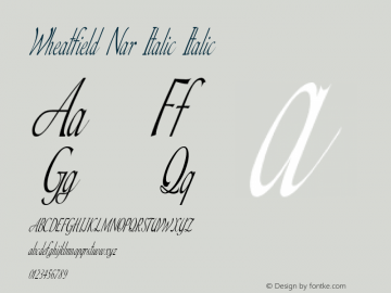 Wheatfield Nar Italic