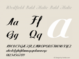 Westfield Bold Italic