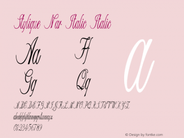 Stylique Nar Italic