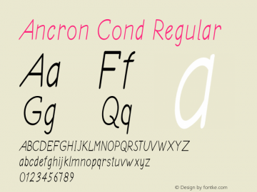 Ancron Cond