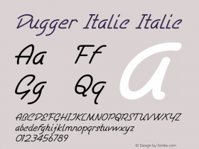 Dugger Italic