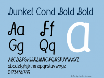 Dunkel Cond Bold