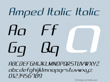 Amped Italic