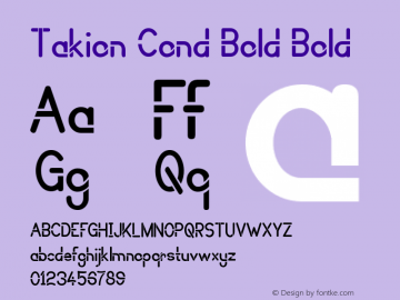 Takion Cond Bold