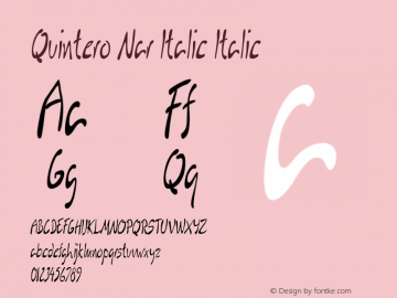 Quintero Nar Italic