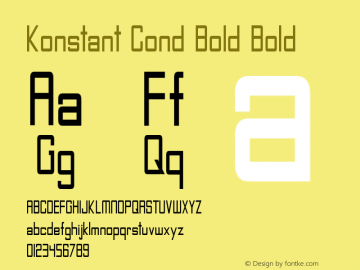 Konstant Cond Bold