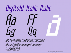 Digitold Italic