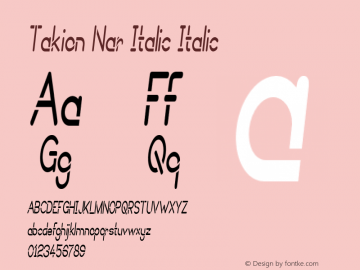 Takion Nar Italic
