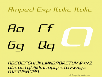 Amped Exp Italic
