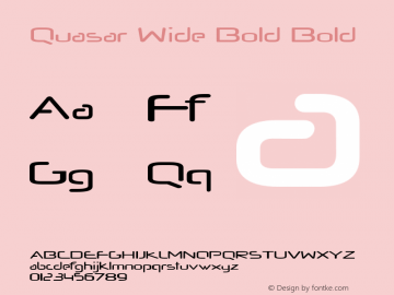 Quasar Wide Bold