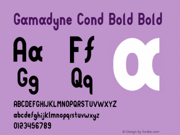 Gamadyne Cond Bold