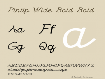 Pintip Wide Bold