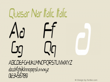 Quasar Nar Italic