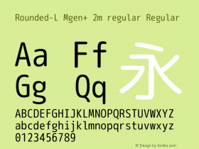 Rounded-L Mgen+ 2m regular