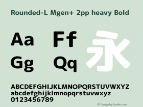 Rounded-L Mgen+ 2pp heavy