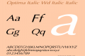 Optima Italic Wd Italic