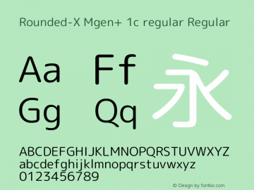 Rounded-X Mgen+ 1c regular