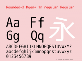 Rounded-X Mgen+ 1m regular