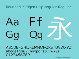 Rounded-X Mgen+ 1p regular