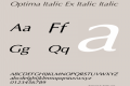 Optima Italic Ex Italic