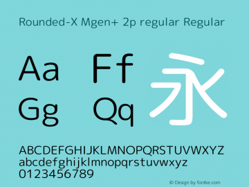 Rounded-X Mgen+ 2p regular