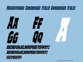 Freakfinder Condensed Italic