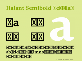 Halant Semibold