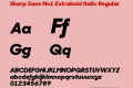 Sharp Sans No1 ExtraBold Italic