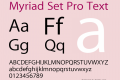 Myriad Set Pro