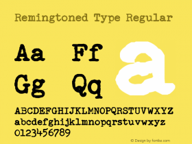 Remingtoned Type