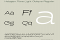 Halogen Flare Light Oblique