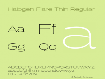 Halogen Flare Thin