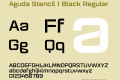 Aguda Stencil 1 Black