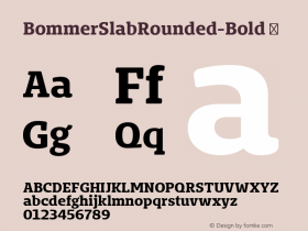 BommerSlabRounded-Bold