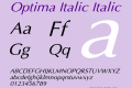 Optima Italic