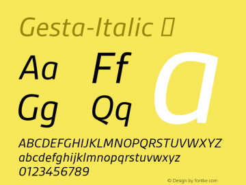 Gesta-Italic