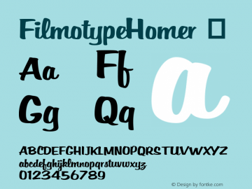 FilmotypeHomer