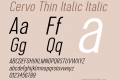 Cervo Thin Italic