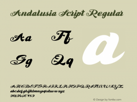 Andalusia Script