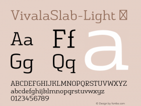 VivalaSlab-Light