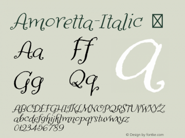 Amoretta-Italic