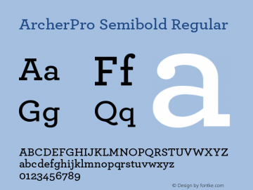 ArcherPro Semibold