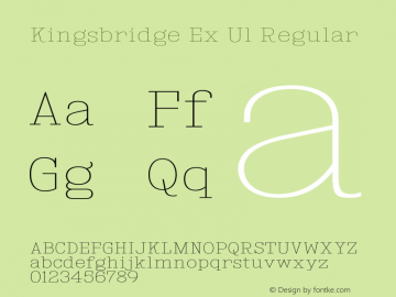 Kingsbridge Ex Ul