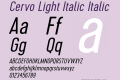 Cervo Light Italic