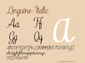 Linguine-Italic